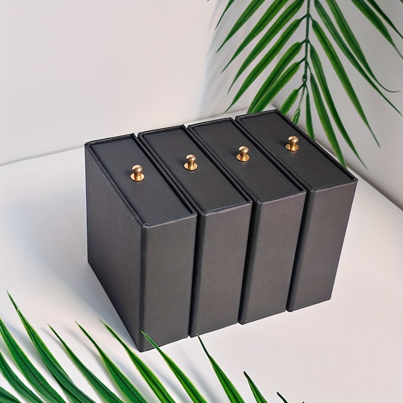 16pcs fashion minimalist drawer jewelry boxes paper material with velvet interior suitable for storing necklaces bracelets rings pendants earrings studs   great for jewelry display souvenir or gift packaging a surprise gift for girlfriend Product details 15