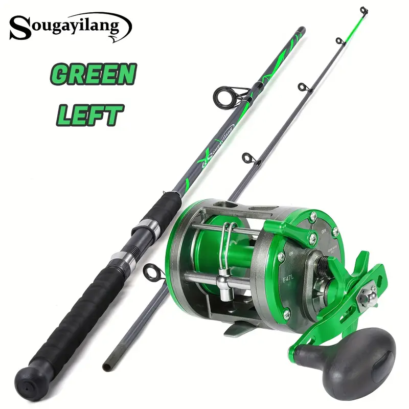 drum reel fishing Double Brake Metal Deep Sea Boat Fishing Sea Fishing Anchor Fish Fishing Reel Fishing Outdoor Fishing Gear : Sports & Outdoors reliable and quick to rewind Right Hand Ice Fishing Reel