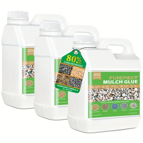 4 gallon mulch for landscaping 4 gallon mulch fast dry non toxic strong mulch gravel rock mulch for garden mulch binder and pea gravel stabilizer