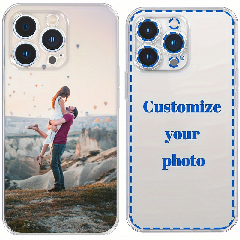 

Custom Personalized Phone Case Design Your Own Photo Phone Case Compatible With 14 13 12 11 Pro Max Mini X Xs Xr 6 7 8 Plus Se (1photo-1) (1 Photo, Transparent)