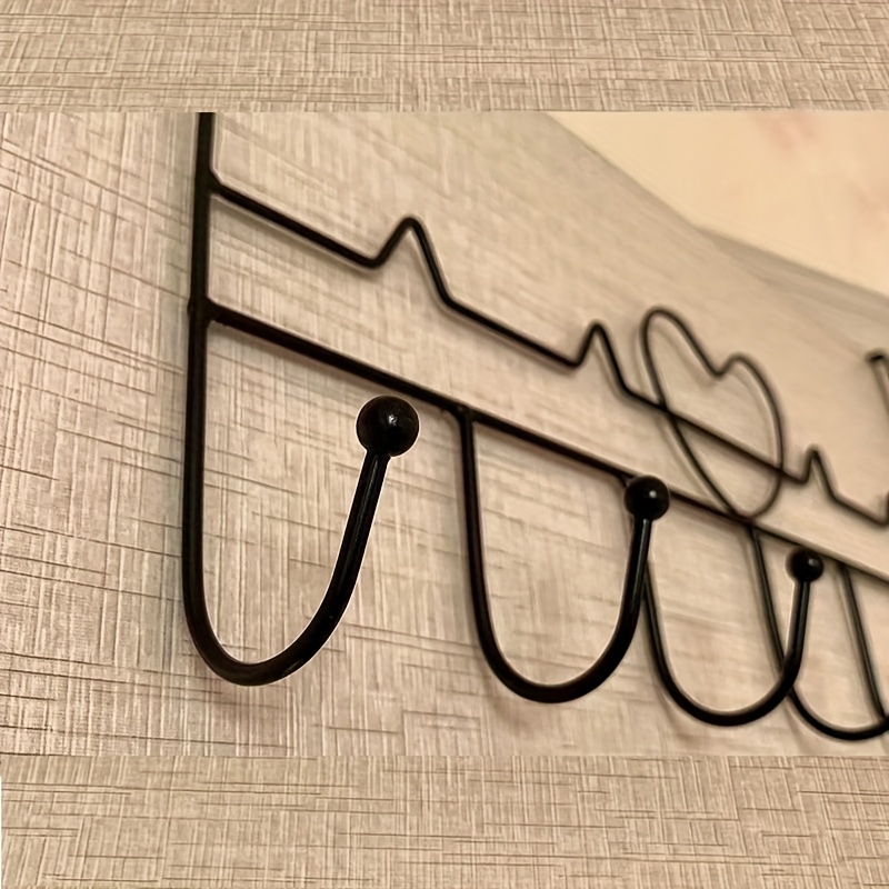 

Versatile Metal Over-the-door Hook - No-drill, Wall-mounted Coat Rack Design