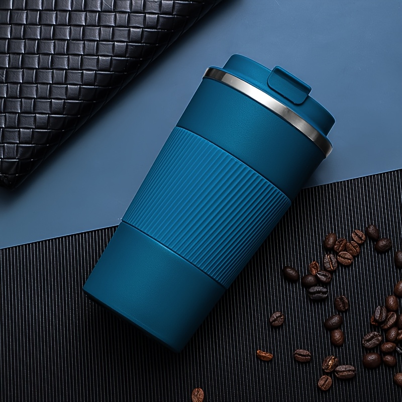 TEMU 1pc 510ml Outdoor Stainless Steel Coffee Cup, Stainless Steel Insulated Cup, Portable Car Cup For Travel Fitness