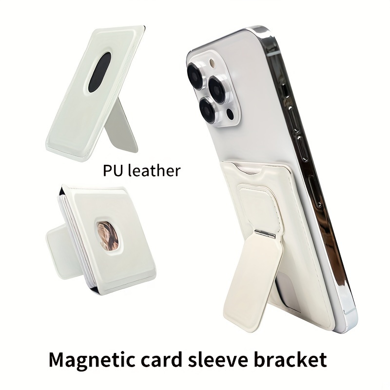 Soporte magnético para tarjetas con MagSafe para iPhone 12/13/14  Mini/Plus/Pro/Max, soporte magnético para teléfono celular, tarjetero para  Magsafe