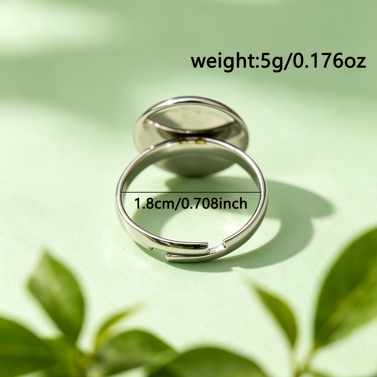 Unisex Multicolor Heart Pattern Stainless Steel Ring