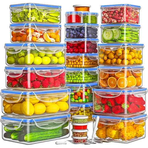 Contenitori Alimenti 6 Pezzi - Plastica Hermetica, Lavabile, 160ml - Foto 6