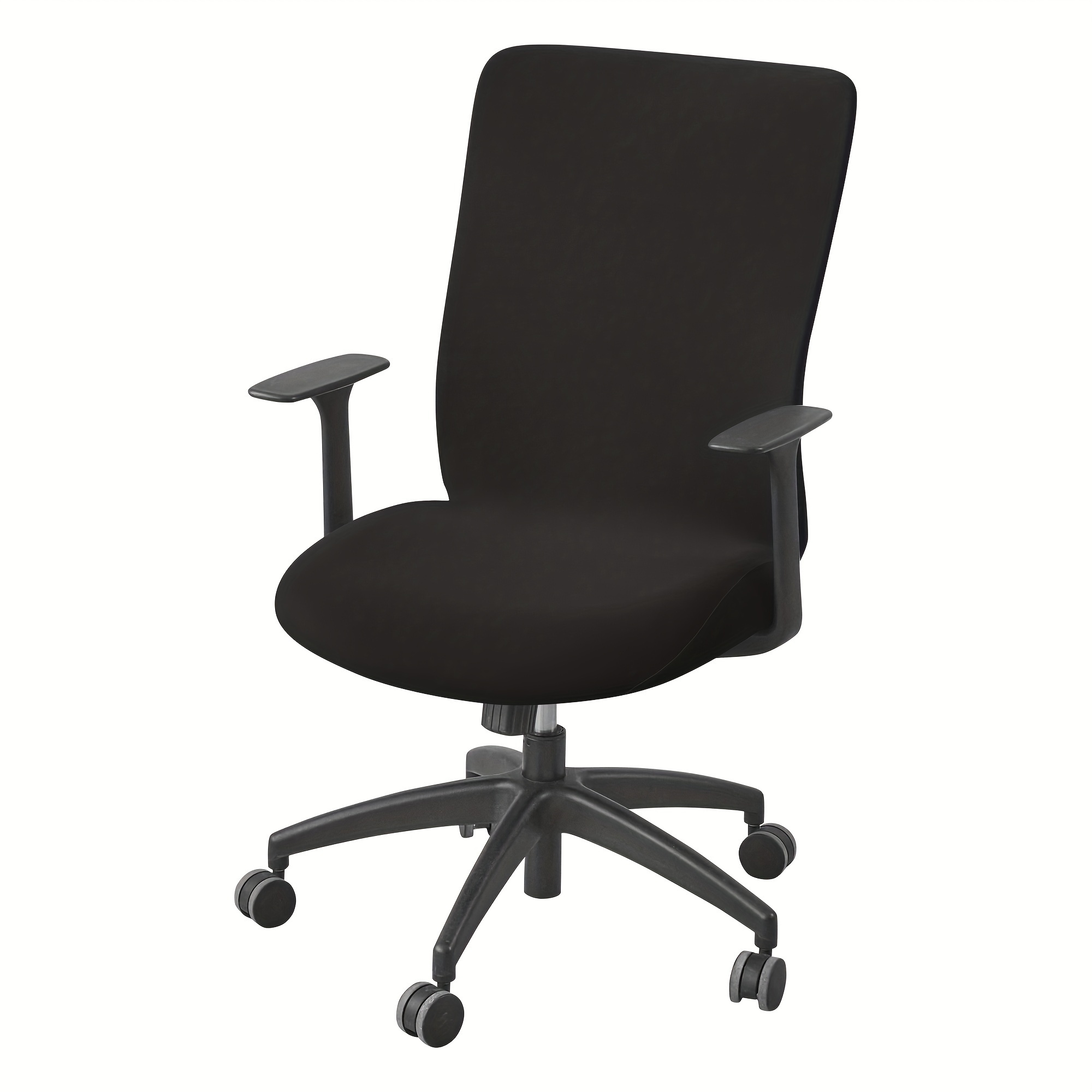 Image of 1pc 140sliky Fiber Fabric M Chair Cover, Office Chair Cover Without Zipper