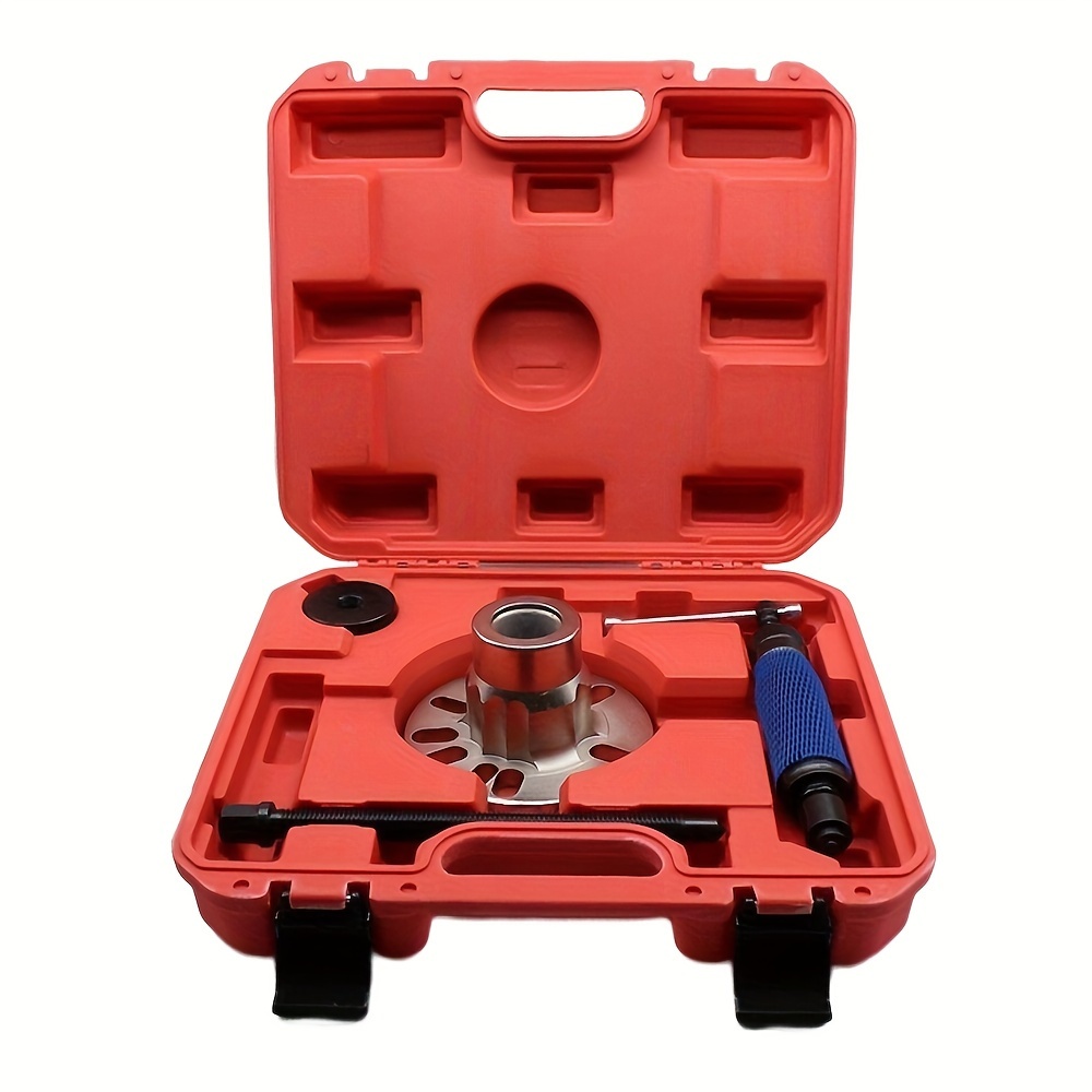 Wheel Bearing Puller, 10t Hydraulic Tool Wheel Ejector Hydraulic Drive Shafts Car Ratchet Spindle (red)