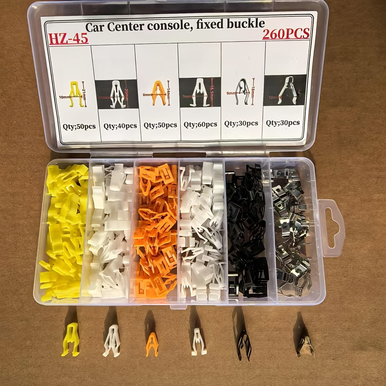 TEMU 260pcs Dashboard Clips For Navigation And Audio Systems