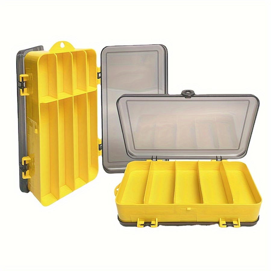 Durable Double Layer Plastic Box Fishing Accessories Bait - Temu