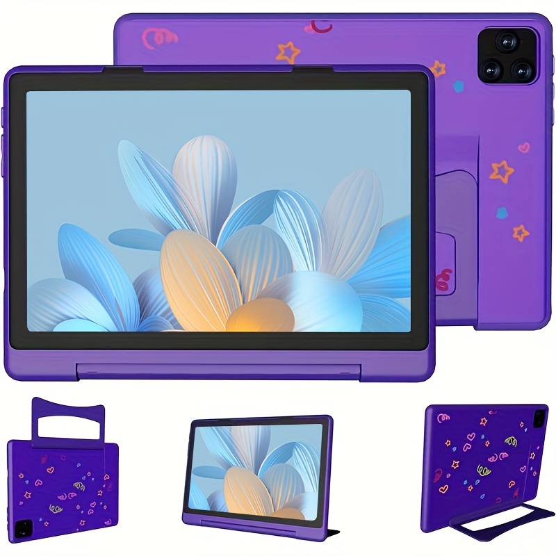 

10 Inch Kids Tablet Android 13, 8gb+128gb, 8-core Cpu, Wifi 6, 12h Battery Life, Parental Control, 1920*1200 Touchscreen, Dual Cameras, Shockproof Case, Pre-installed Educational Apps