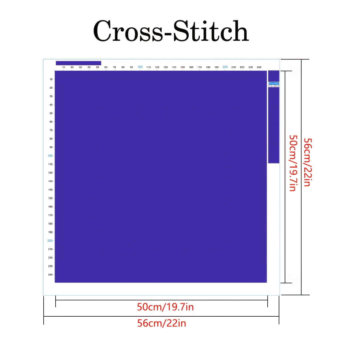 11CT/14CT Stamped Cross Stitch Kit, Elephant Design