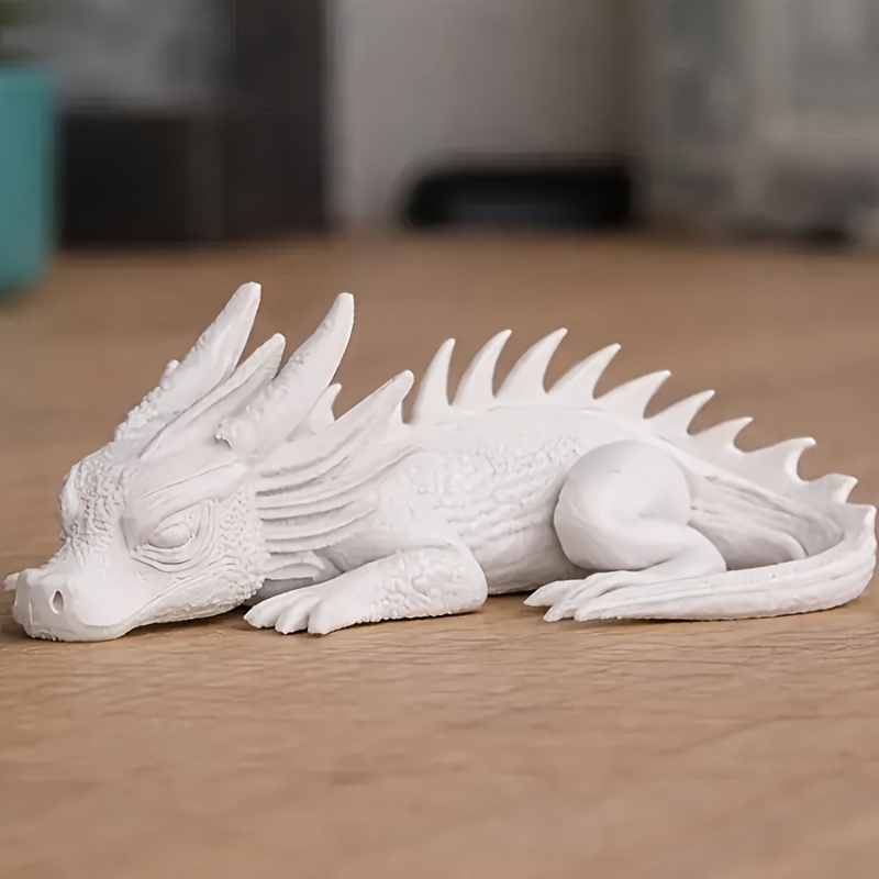Image of This Young Dragon Figurine A Fantasy Moment, Making It Perfect For Modern Easter Decor Or Display. It Adds , , And A Sense Of To Shelves, Tables, And Seasonal Arrangements