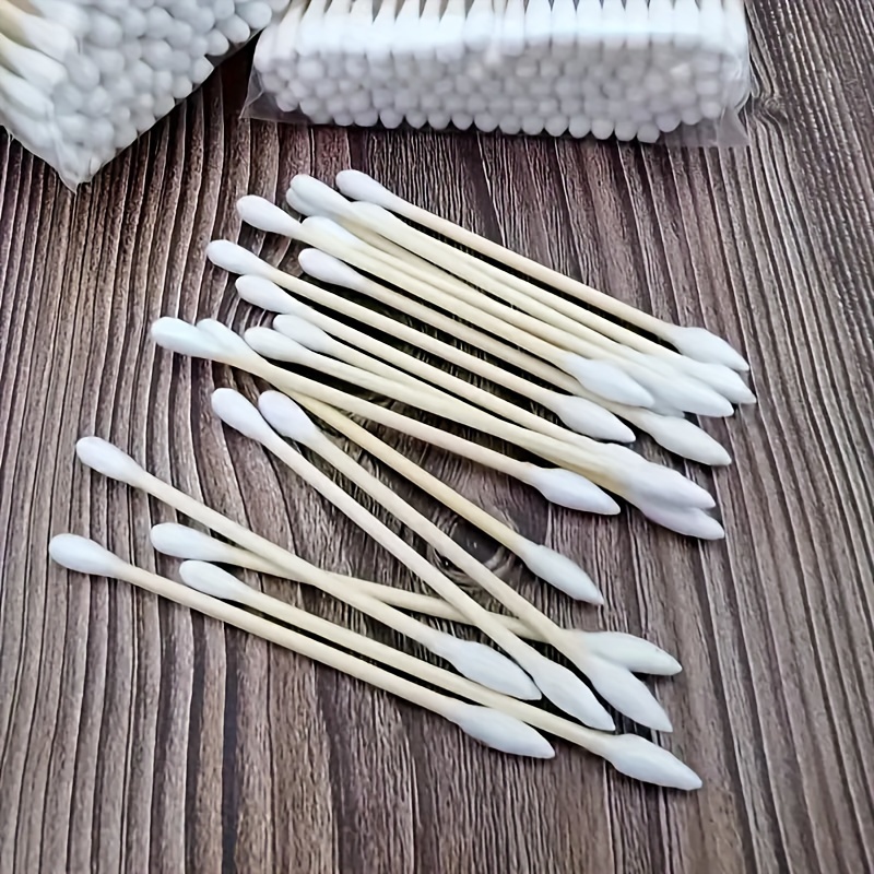 200pcs Premium Double-Headed Swabs for Cleaning