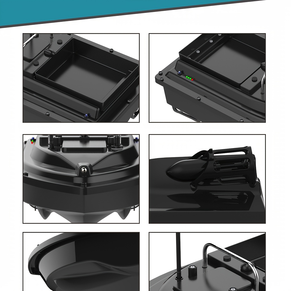 1pc fishing bait boat remote control bait boat for pool and lake carp fishing equipment details 10