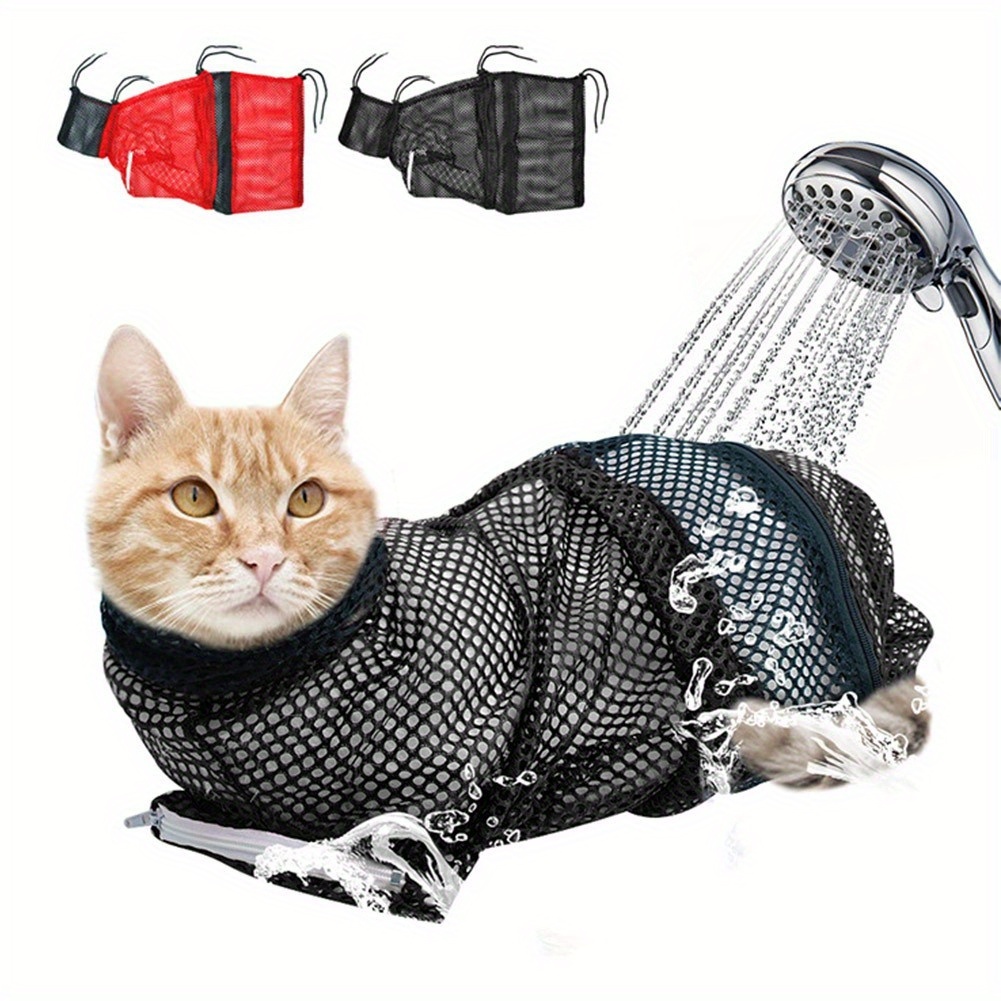 Cat bathing bag discount