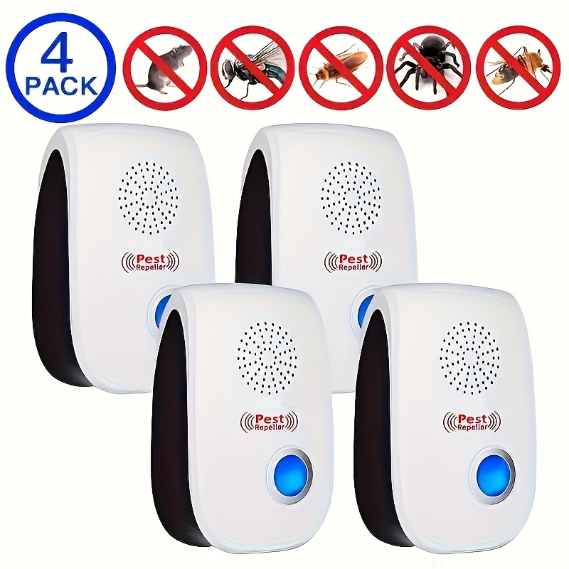 TEMU 4/6/8pcs Upgraded Version Of Technology Insect Repellent, Indoor Technology Insect Repellent, Electronic Plug Insect Repellent Control