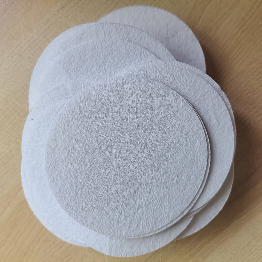 TEMU 50 piezas/bolsa Diámetro 8 cm/3.15 pulgadas Grosor 0.5 mm Fieltro circular de tela no tejida y para manualidades DIY flores hechas a hojas