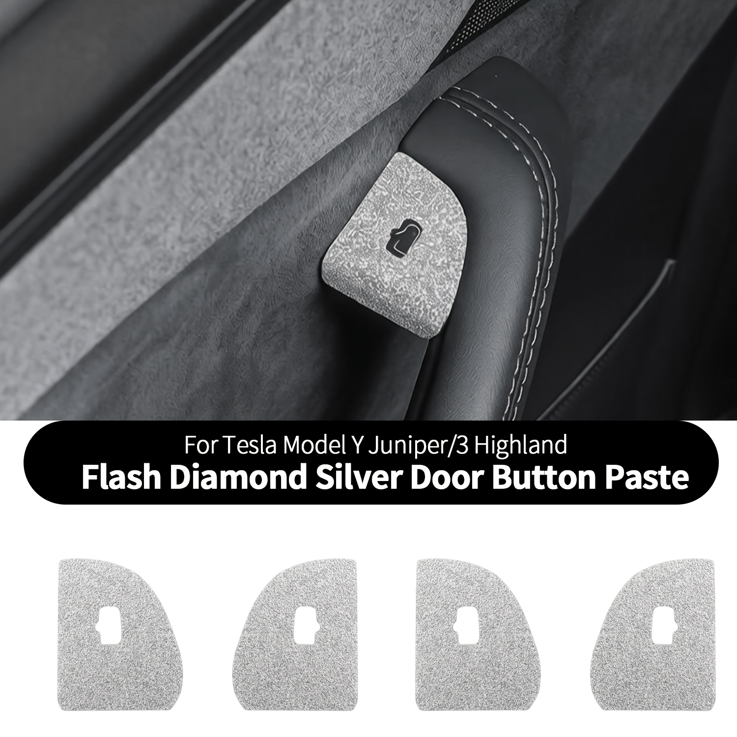 TEMU Suitable For Model 3 Highland / 2025 And Later For Model Y Models, This Window Button Protective Film Of Transparent, Wear-resistant Tpu