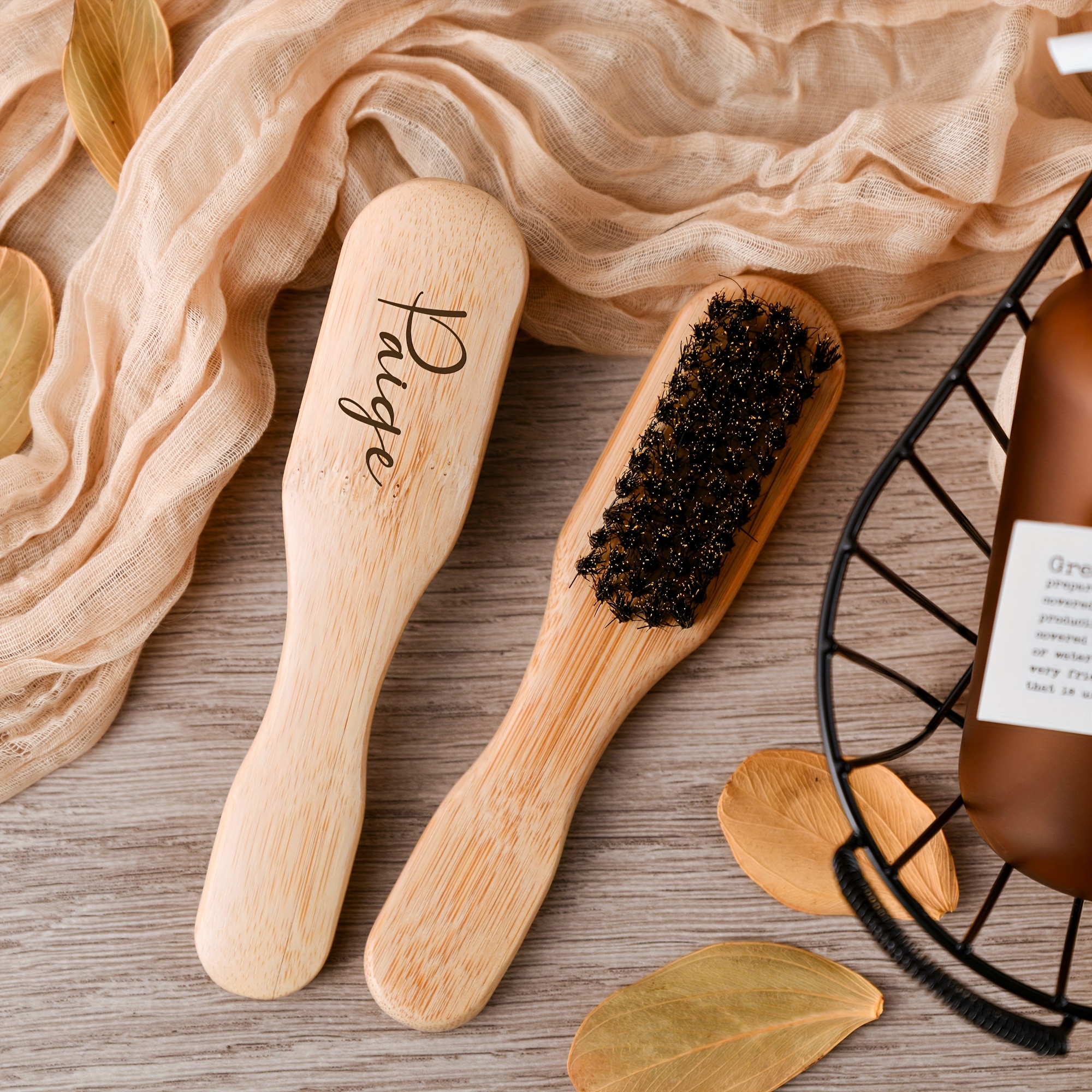 Cepillo Alisador Barba Peine Para Alisar Barba Beard Brush Peine