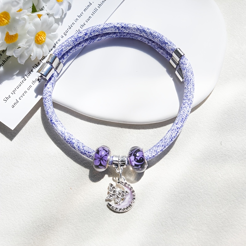 Lightweight Moon & Butterfly Pet Collar for Small Dogs & Cats