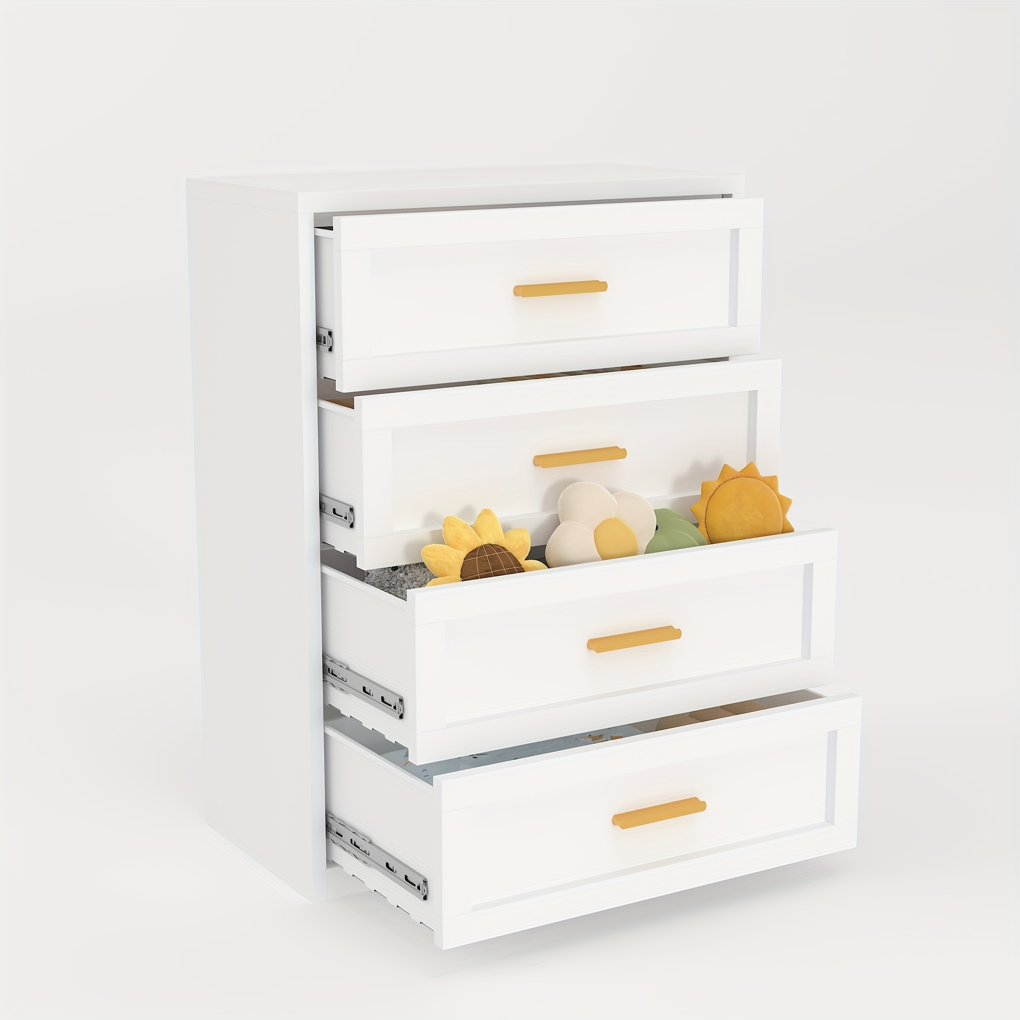 slim fit dress slacks Modern White Wooden Chest with 6-Drawer Gold Legs in Large-Wehomz  WEHOMZ