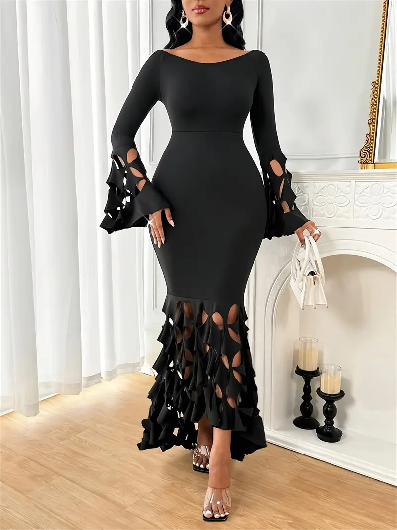 vacation evening gown boat neck cut flared - Temu Ukraine vacation evening gown boat neck cut flared - Temu Ukraine