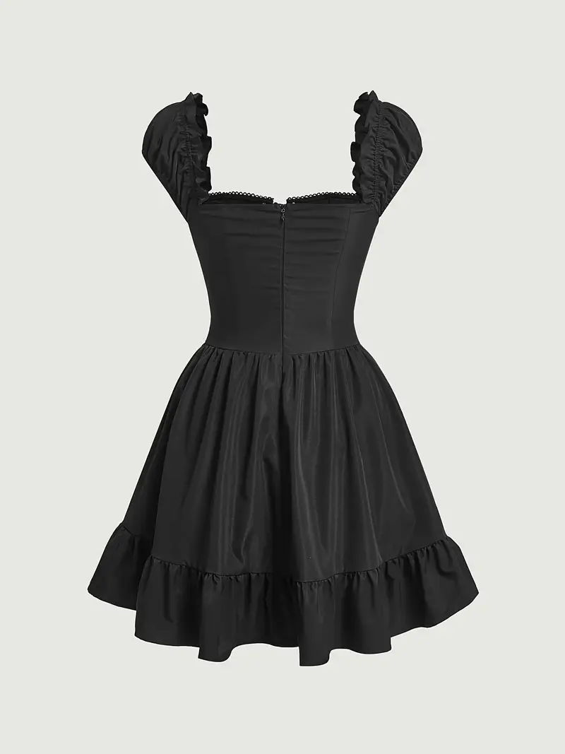 flowy gothic dress Goth Strap Maxi Dress