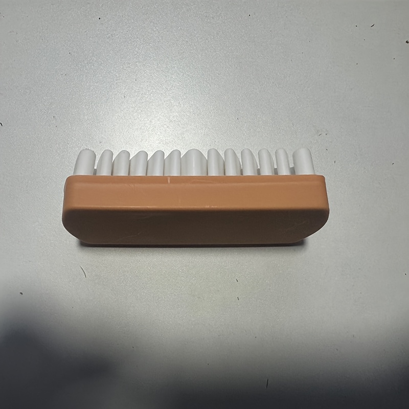 1pc Suede Shoes, Suede Brush, Rubber Brush, Special Eraser For Cleaning, Anti-deer Suede Shoe Brush, Suede Yellow Boot Brush