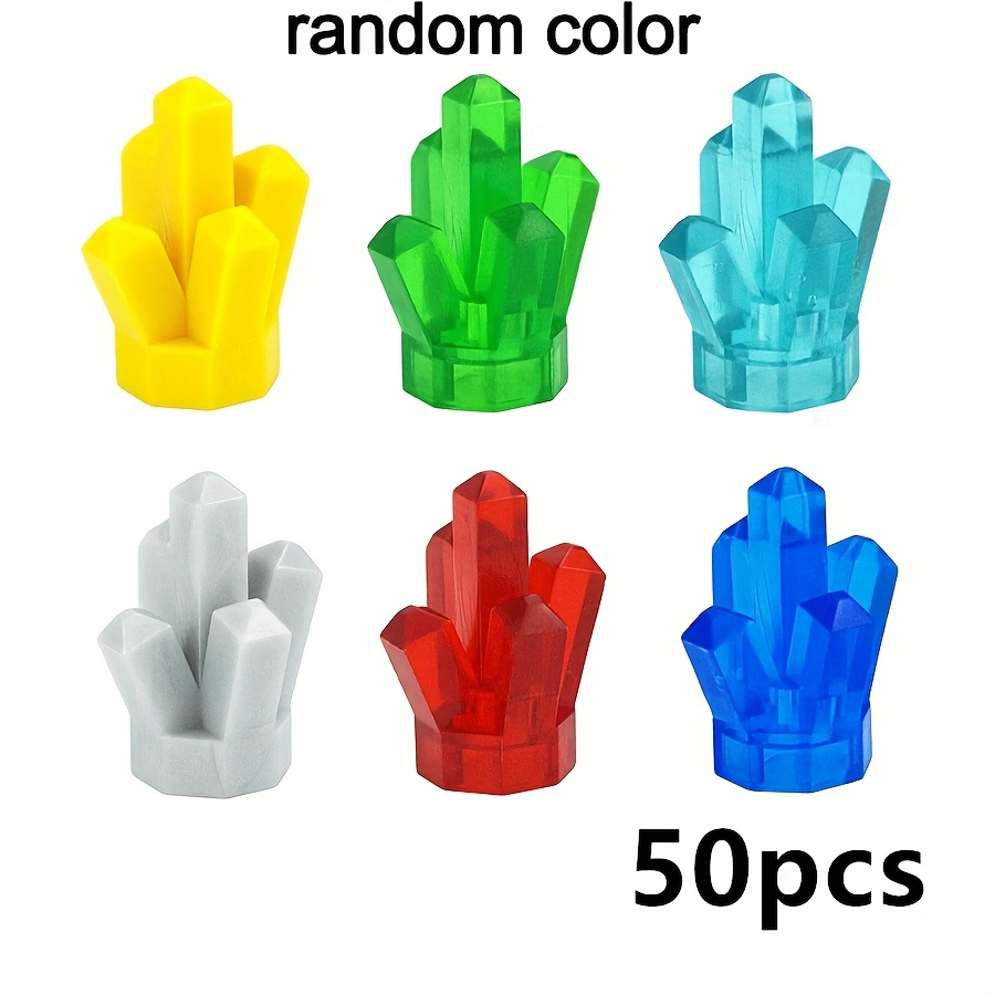 50pcs 30385 Painted Gem Moc Gemstone Ore Random Color Building Block Particles Model Additions Compatible Brick Leduo Toys