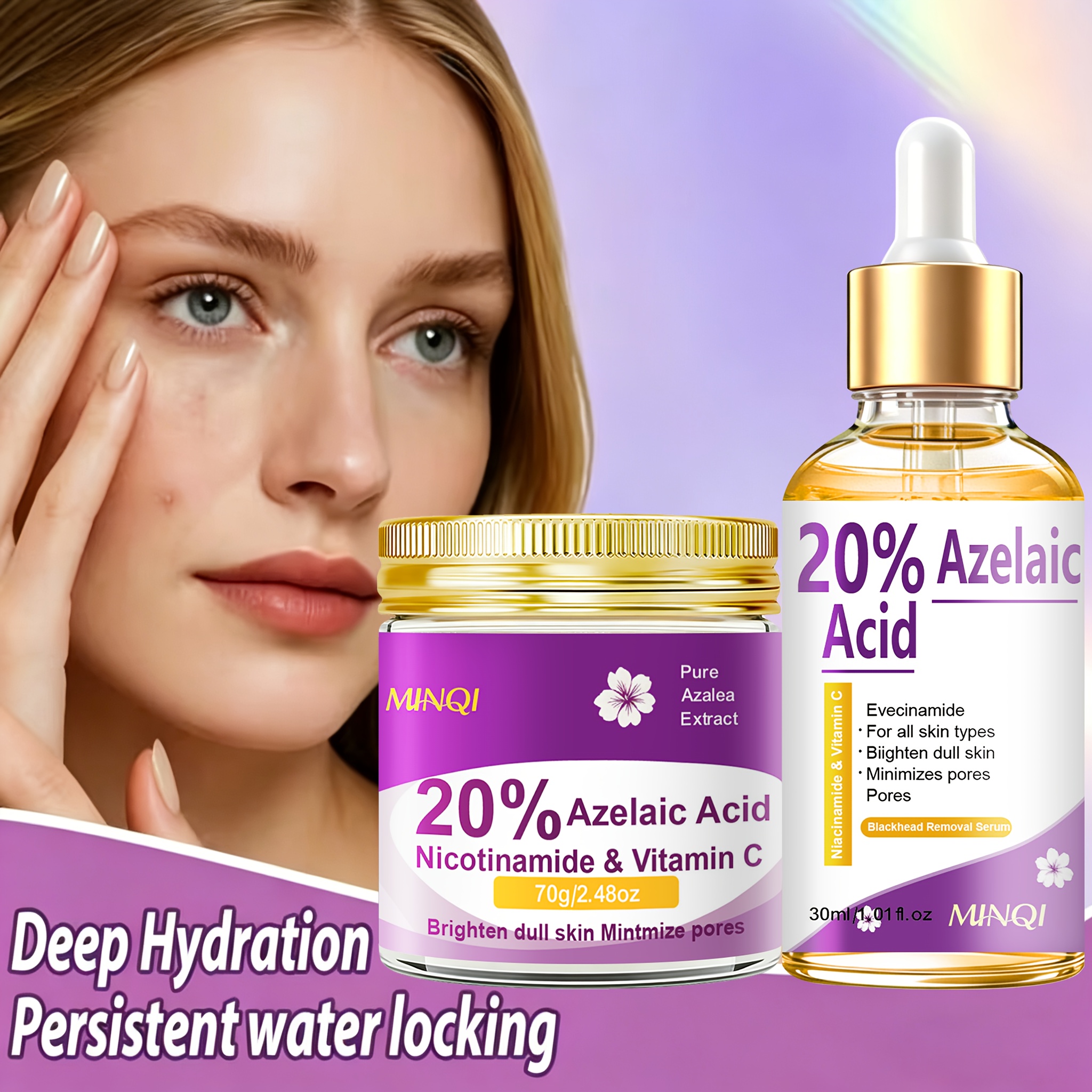 can i use glutathione and azelaic acid together Layering & Vitamin C 10% Azelaic acid combined with Beta Glucan (D) and Allantoin clear the appearance of blemishes and uneven skin tone isomers glutathione antioxidant serum 