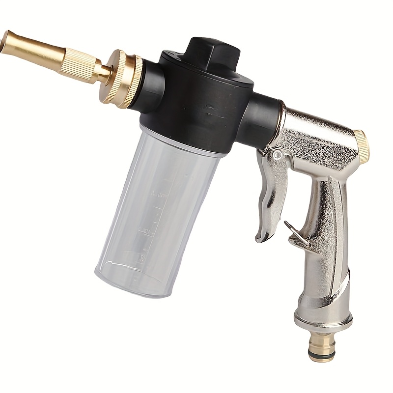 household high pressure car washing gun with copper nozzle and foam pot ideal for car cleaning and garden watering applications Product details 10