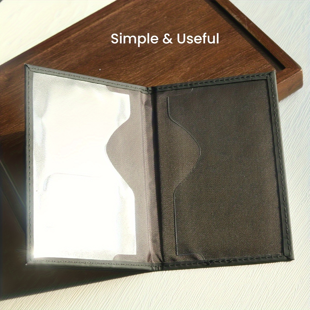 2pcs Faux Leather Passport Cover Passport Protector Passport Holder Passport Cover For International Travel