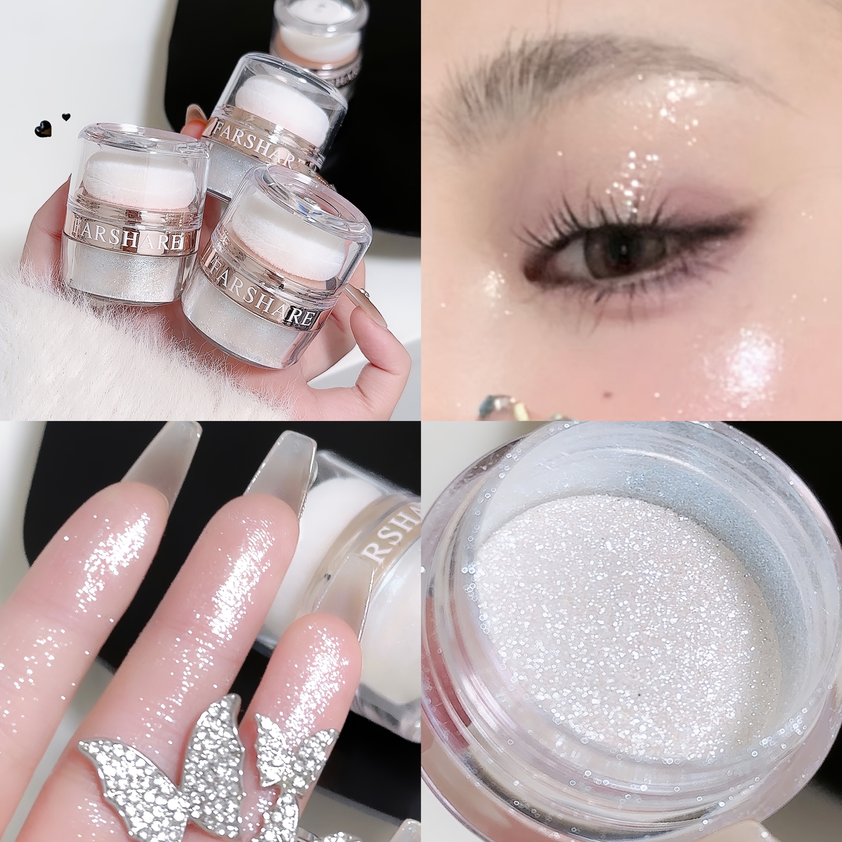 poudre de   à joues flower snow glitter -   douce et   pour   et  , couverture légère,   adoucissant, idéal pour   en valeur  , produit de cosmétique pour   en valeur  |  adoucissant|poudre légère,   à joues