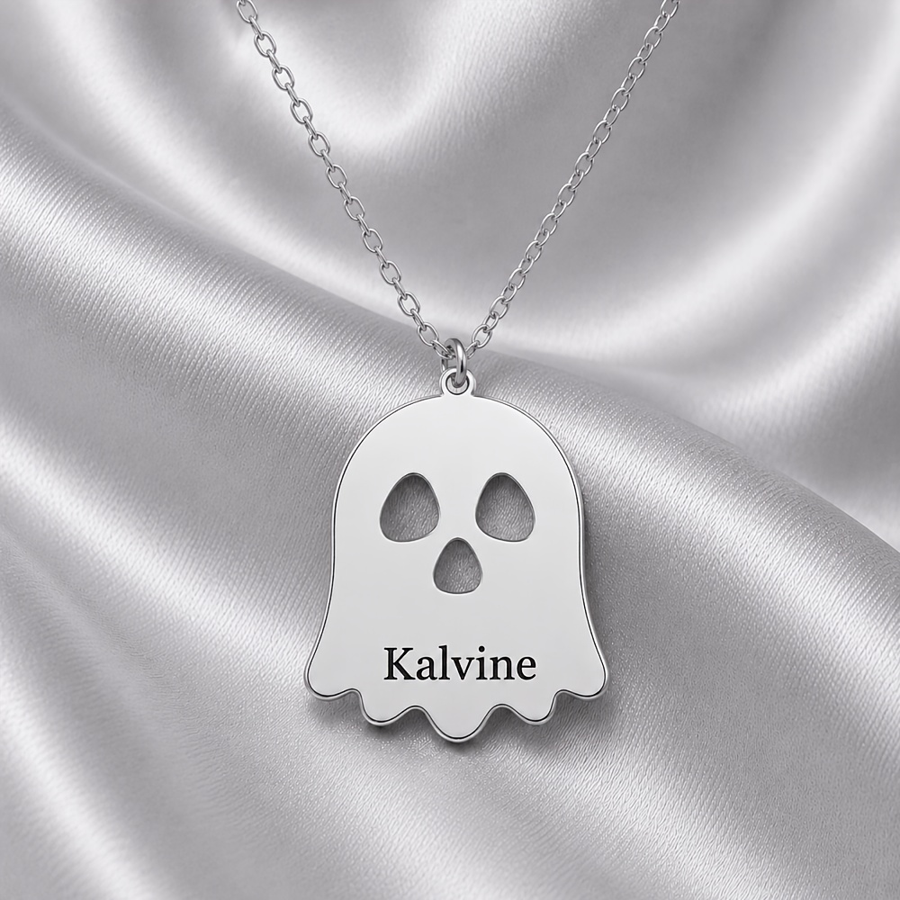 Personalized Cute Engraved Pendant Necklace