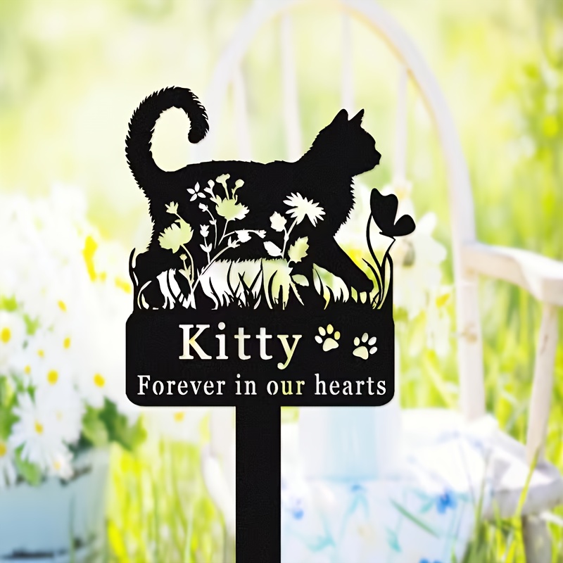 Personalized 2D Plane Pet Memorial Plaque