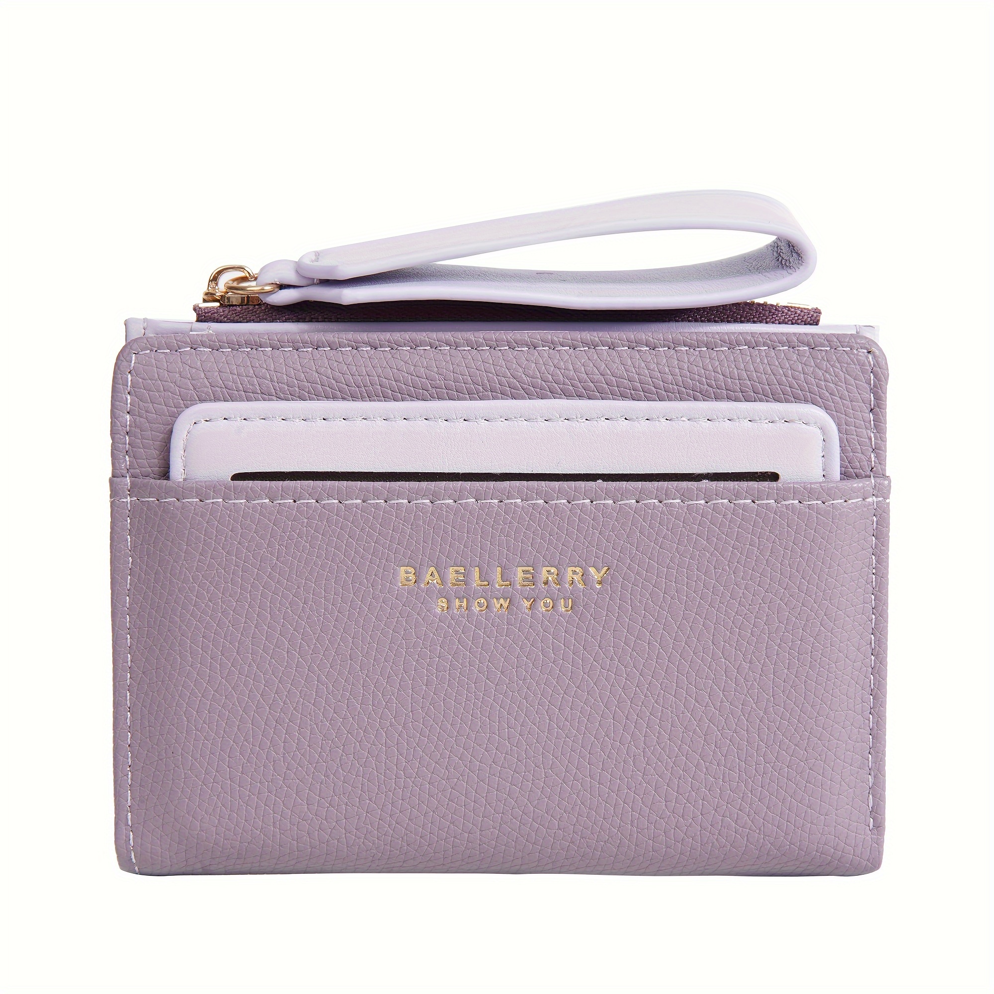 【 】Minimal Monogram Strap Card Wallet Mini Bag 2023 Trendy Design Women's Wallet Small Shoulder Strap Card