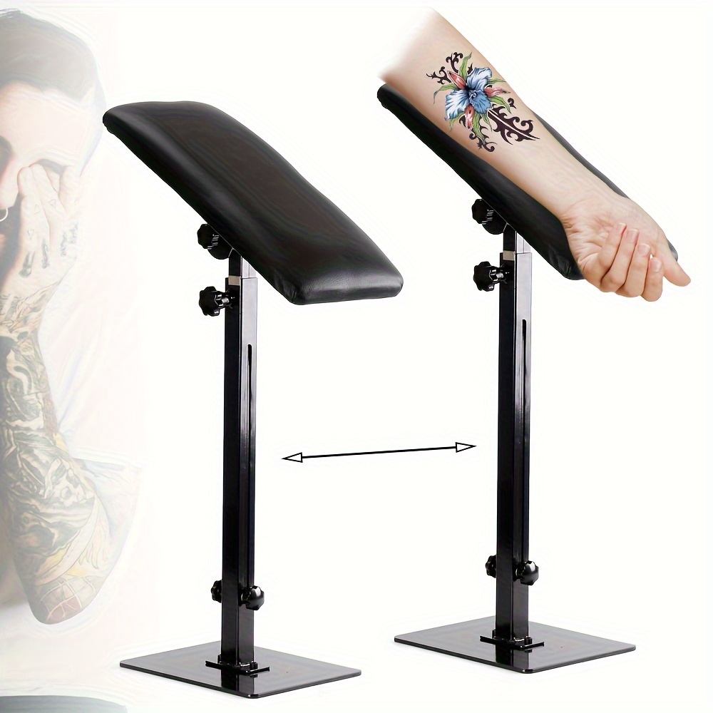 

Heavy Duty Iron Tattoo Arm Leg Rest Full Armrest Tattoo Stand Adjustable Height