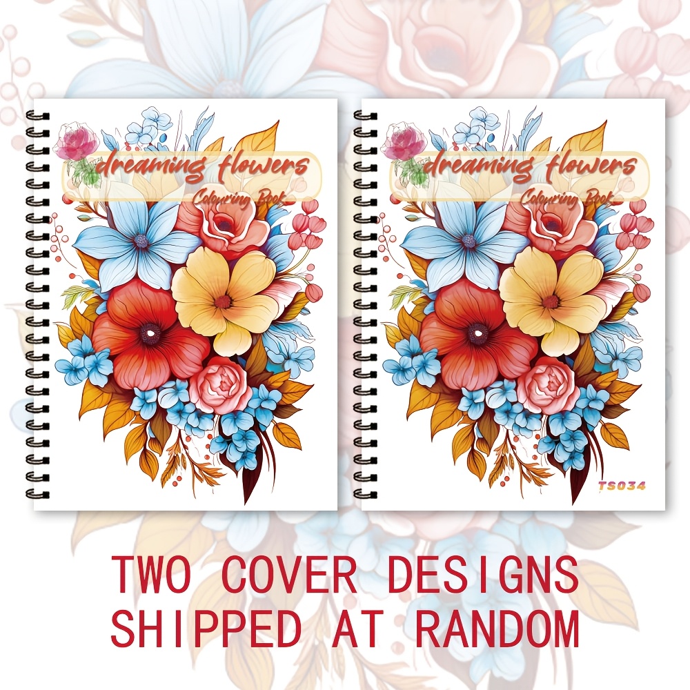 30 Sheet Adult Colouring Book | 11.2x 8.3inch Women' Colouring Book For Soothing, Anxiety Relief, 100gsm Thick Paper, Ideal For New Year's, Birthday, Easter, Thanksgiving, Day Gifts