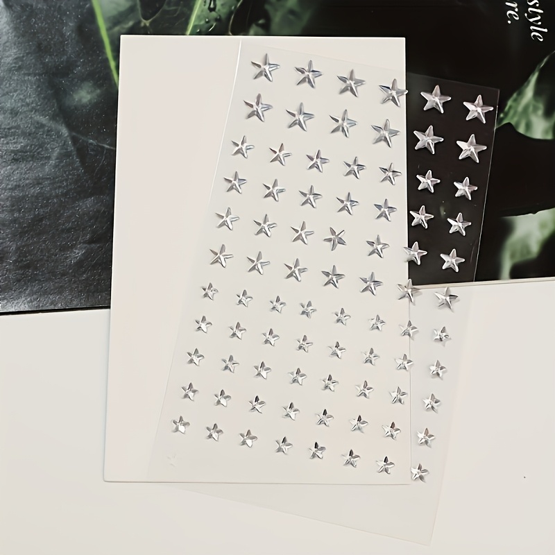 TEMU 80 parches para ojos con diamantes de brillantes, 1 parche para ojos con diamantes de brillantes, pegatinas de maquillaje con diamantes de de