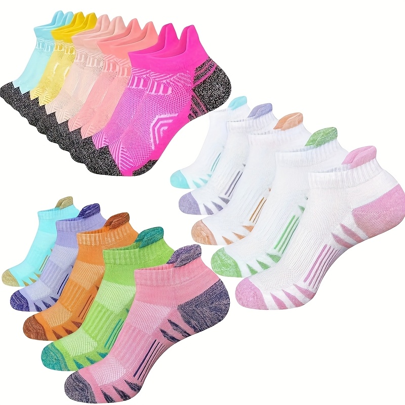 

Comfortmax 10/5 Pairs Ankle Socks - Breathable, Cushioned Sports With Arch Support And Low Cut Design, Suitable For Running And Casual Wear﻿