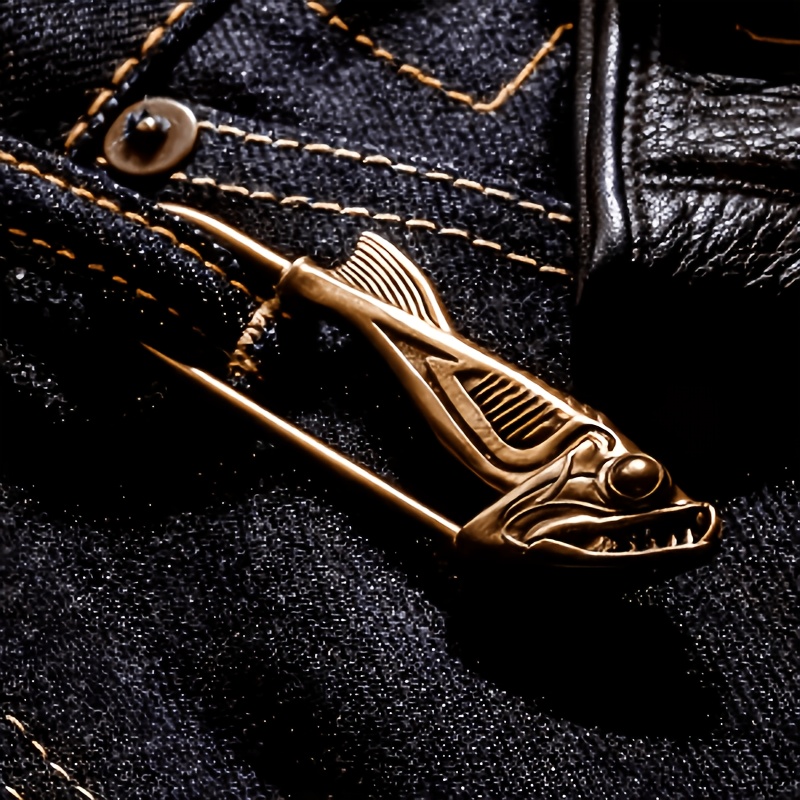 TEMU A Fashionable, Niche, Versatile And Fish Bone Keychain Pendant A35