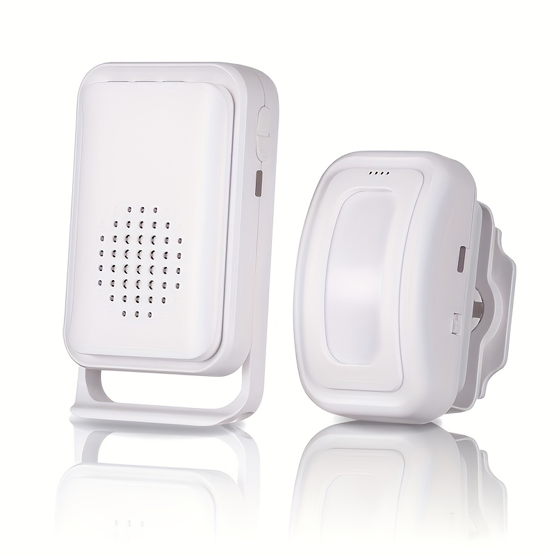 ynf wireless motion sensor detector alarm 4   and 1 receiver or 1 transmitter and 1 receiver vibration dual reminder   memory   quick installation g   280 meters long transmission welcome device