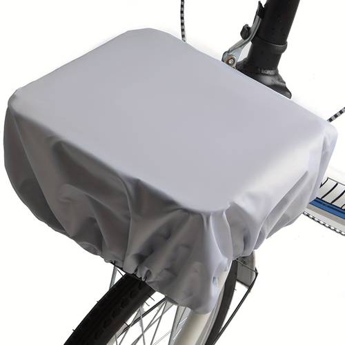 waterproof bike basket cover collapsible design for bicycles and motorcycles dust proof outdoor cycling cover suitable for