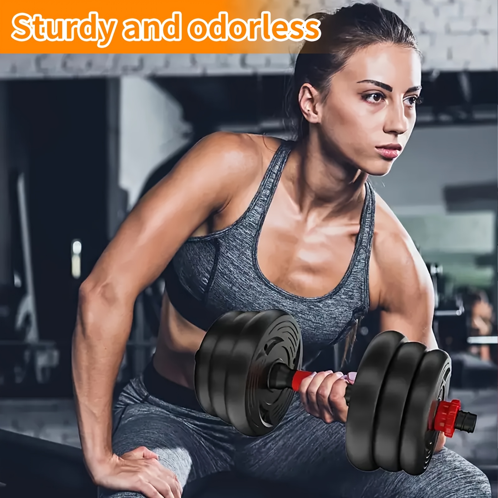 Adjustable Dumbbell Set - 22/ 33/ 66/ 88lbs Weights, Anti-Slip Handle for Home Gym, Men & Women