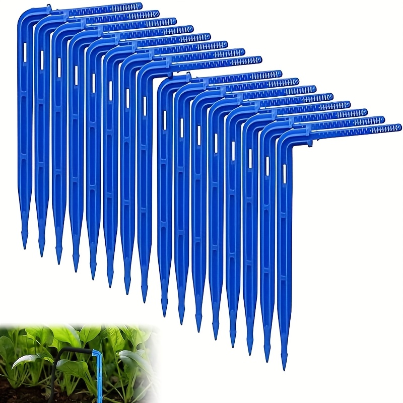 E-shop 100 Stück gebogene Tropfenpfeil- für Gartenbewässerung, entwickelt zum Wassersparen und geeignet für Micro- in Gewächshäusern und Gartensets