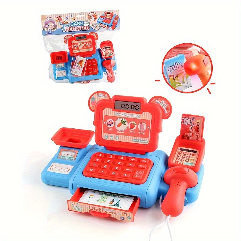 Maison de jouet de jeu de puzzle pour enfants, simulation de supermarché,  caisse enregistreuse électrique, jouet multifonctionnel pour parent et  enfant, fille - AliExpress