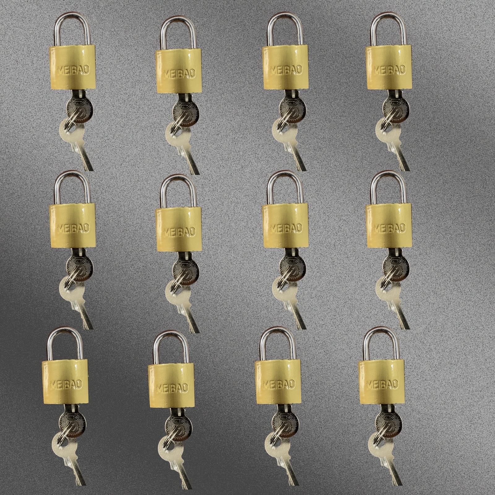 small key padlock locker lock keys golden compact hardened - Temu