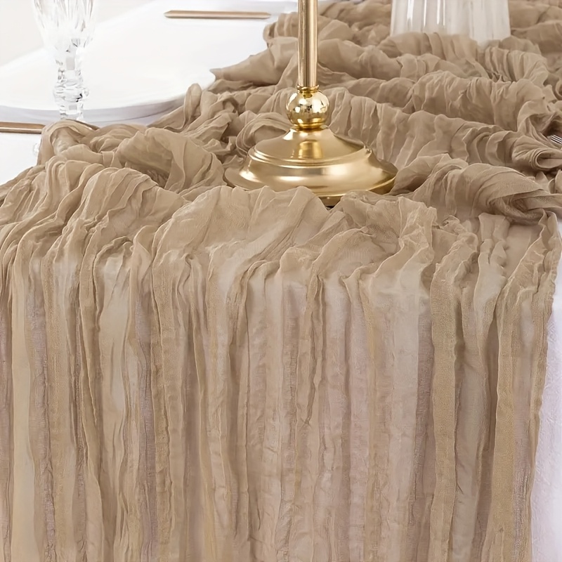 E-shop 3er-Set Hochzeitsdecken, handgefertigte Polyester-Tischdecken, 71 Zoll, Hochzeitsdekorationen, Sommerschmuck, Deko für draußen, Deko,