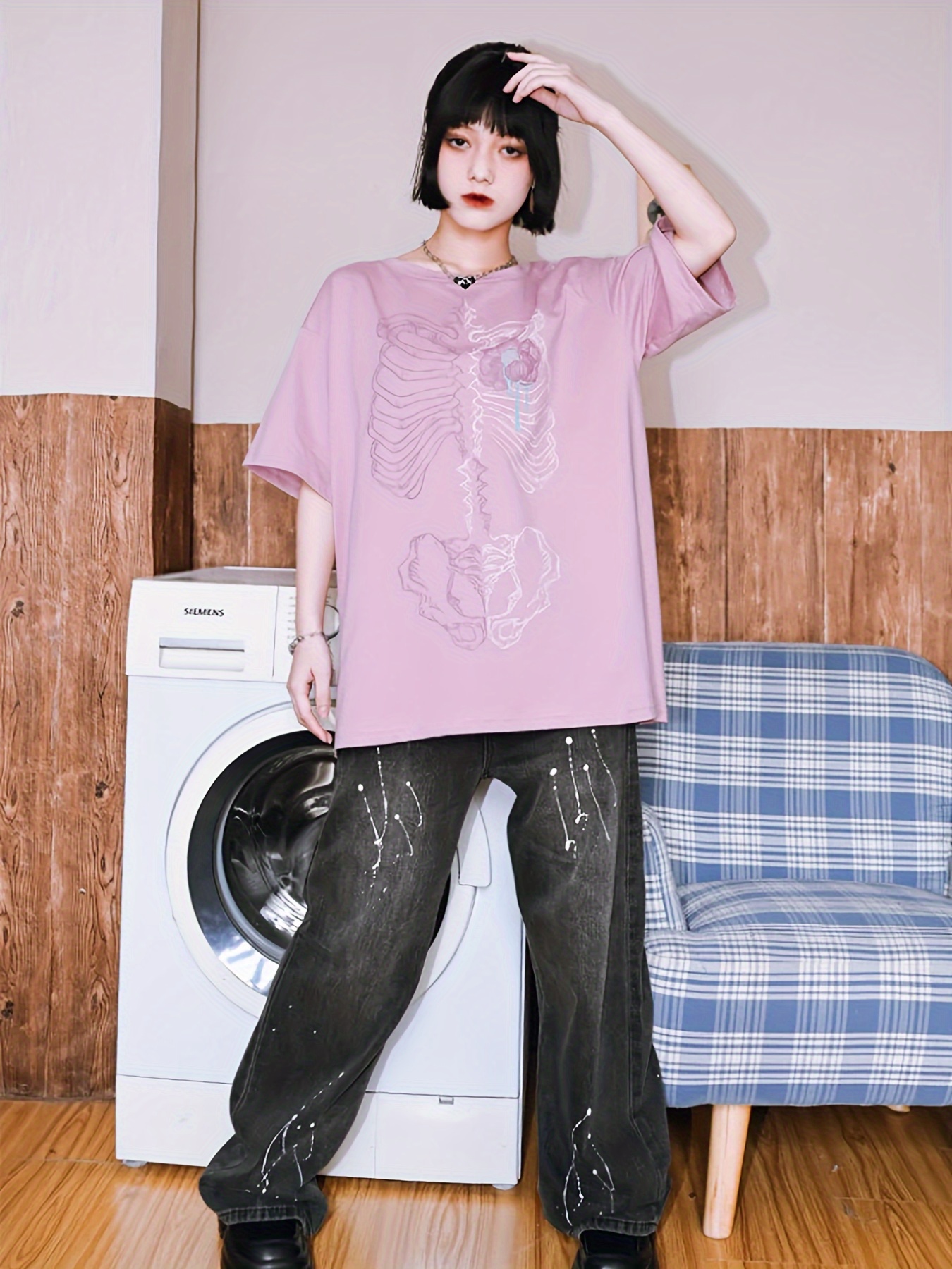 y2 grunge tee women vintage graphic short sleeve - Temu