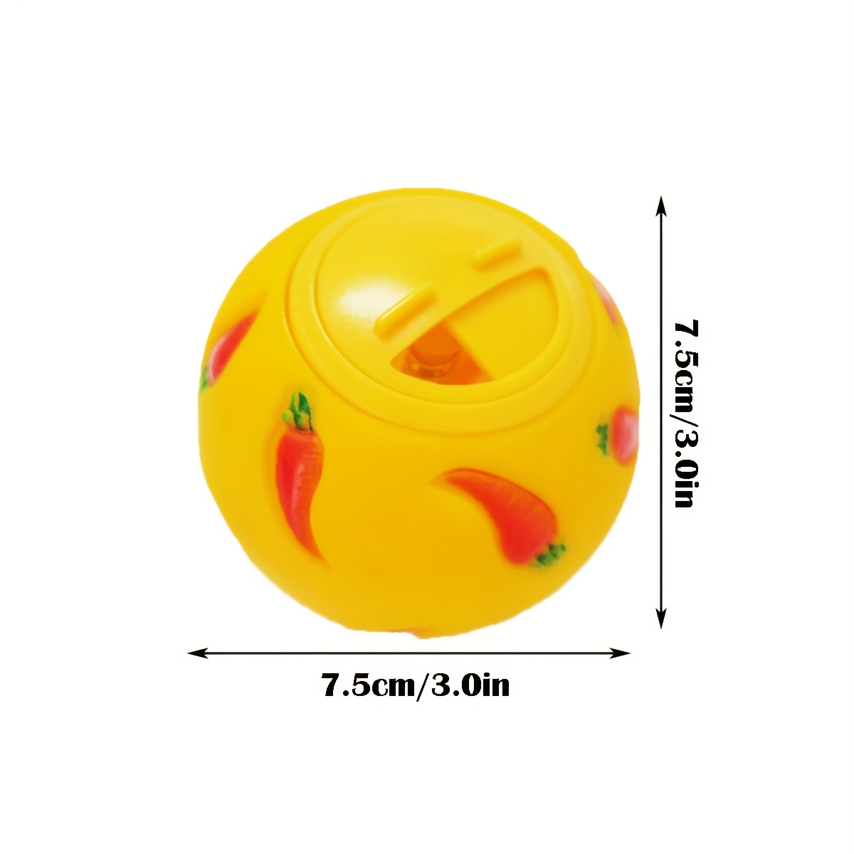 1pc/2pcs • Rabbit Carrot Treat Dispenser Ball • Random Color